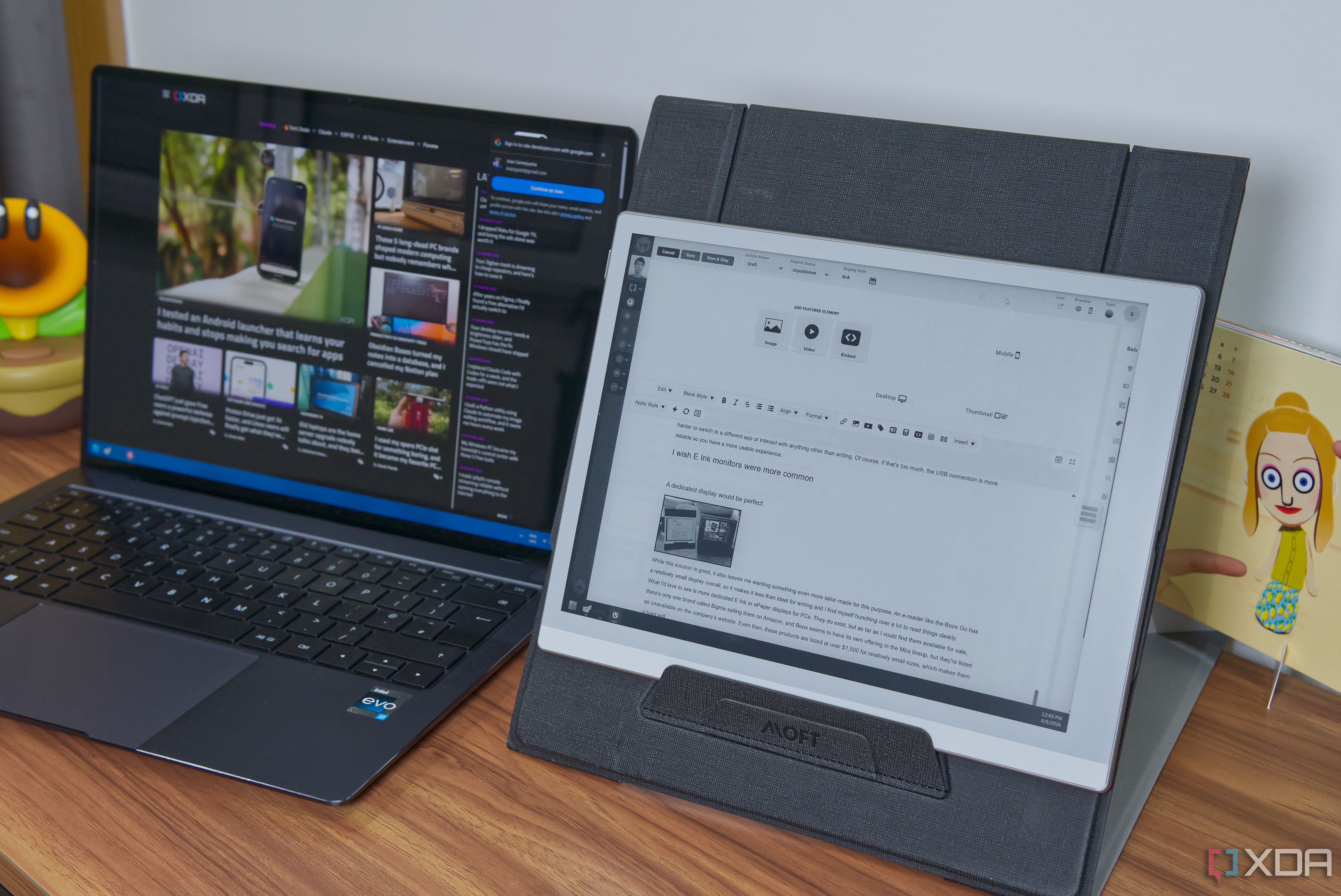 Layar E-Ink Justru Jadi Andalan Jurnalis untuk Fokus Kerja, Bukan Sekadar Monitor Kedua yang Buruk