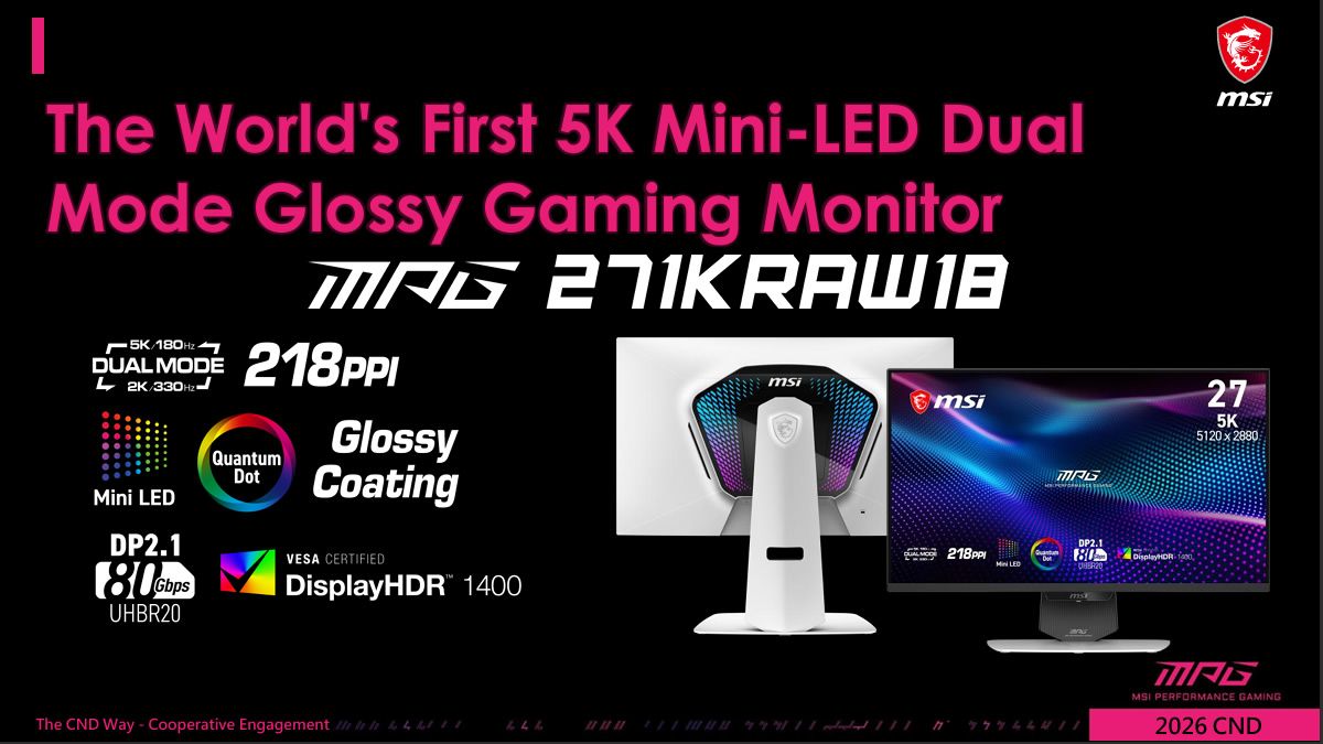 MSI dan Gigabyte Rilis Monitor Mini-LED 5K 27 Inci dengan 2.304 Zona Peredupan, Siap Menyaingi OLED untuk Editor Foto dan Video