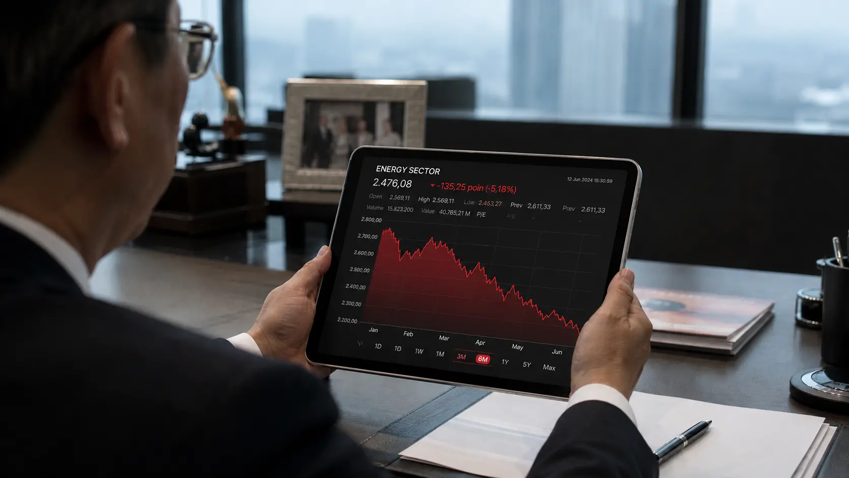 IHSG Terkoreksi 2,5% ke 5.455, Sektor Energi Ambruk 5,18% Dipicu Tekanan Jual Massal
