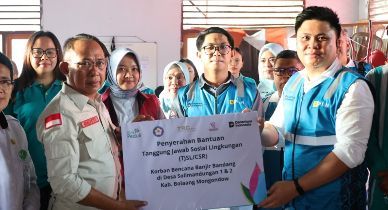 Banjir Bandang Bolmong, PLN Kotamobagu Kirim 150 Paket Sembako dan Isolasi Jaringan 20 kV