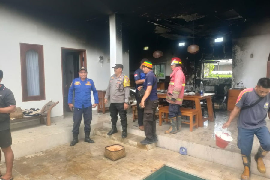 Cegah Kebakaran Akibat Korsleting dan Tabung Gas, Polsek Ubud Sambangi Langsung Vila-Vila di Singakerta