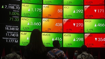 IHSG Melonjak 4,82% di Sesi I, Saham Bank BUMN dan Konglomerat Pimpin Penguatan