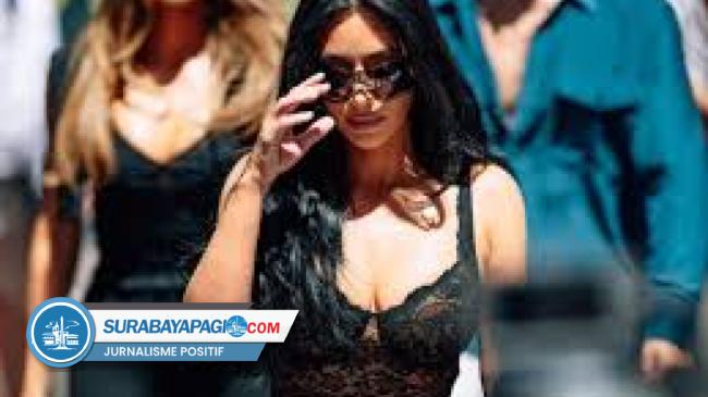Kim Kardashian Dukung Lewis Hamilton di F1 Monaco, Penampilan Stylish Curi Perhatian Publik