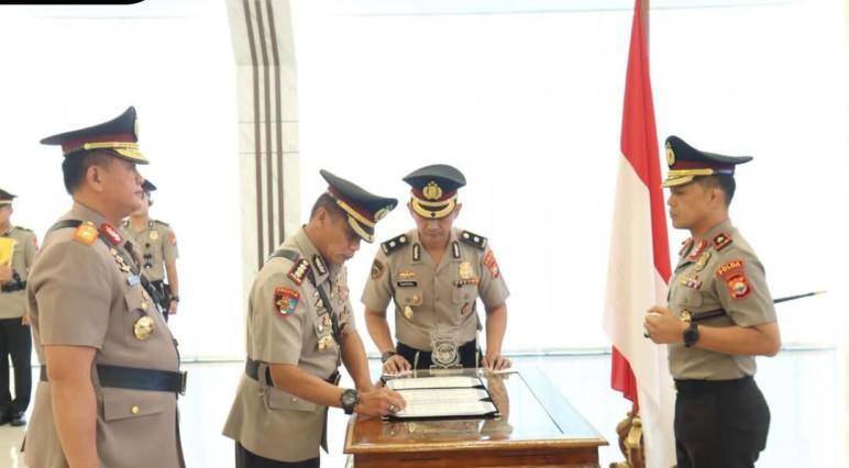 Kapolda Bengkulu Pimpin Sertijab Wakapolda, Kombes Prianto Teguh Nugroho Resmi Gantikan Brigjen Dicky Sondani