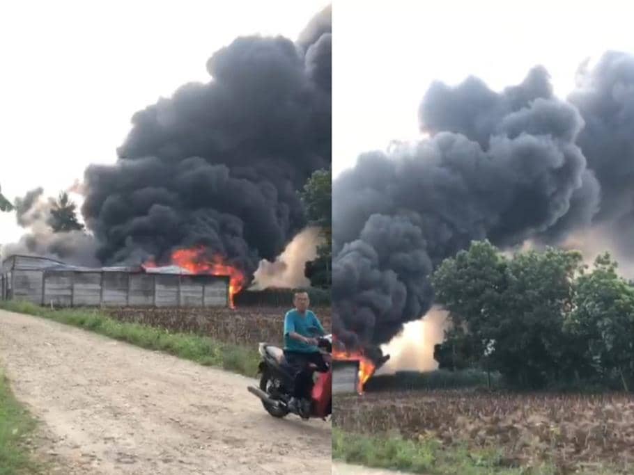 Polisi Temukan 150 Drum Berisi Limbah CPO di Lokasi Kebakaran Gudang Pesawaran, Diduga Kilang Minyak Ilegal