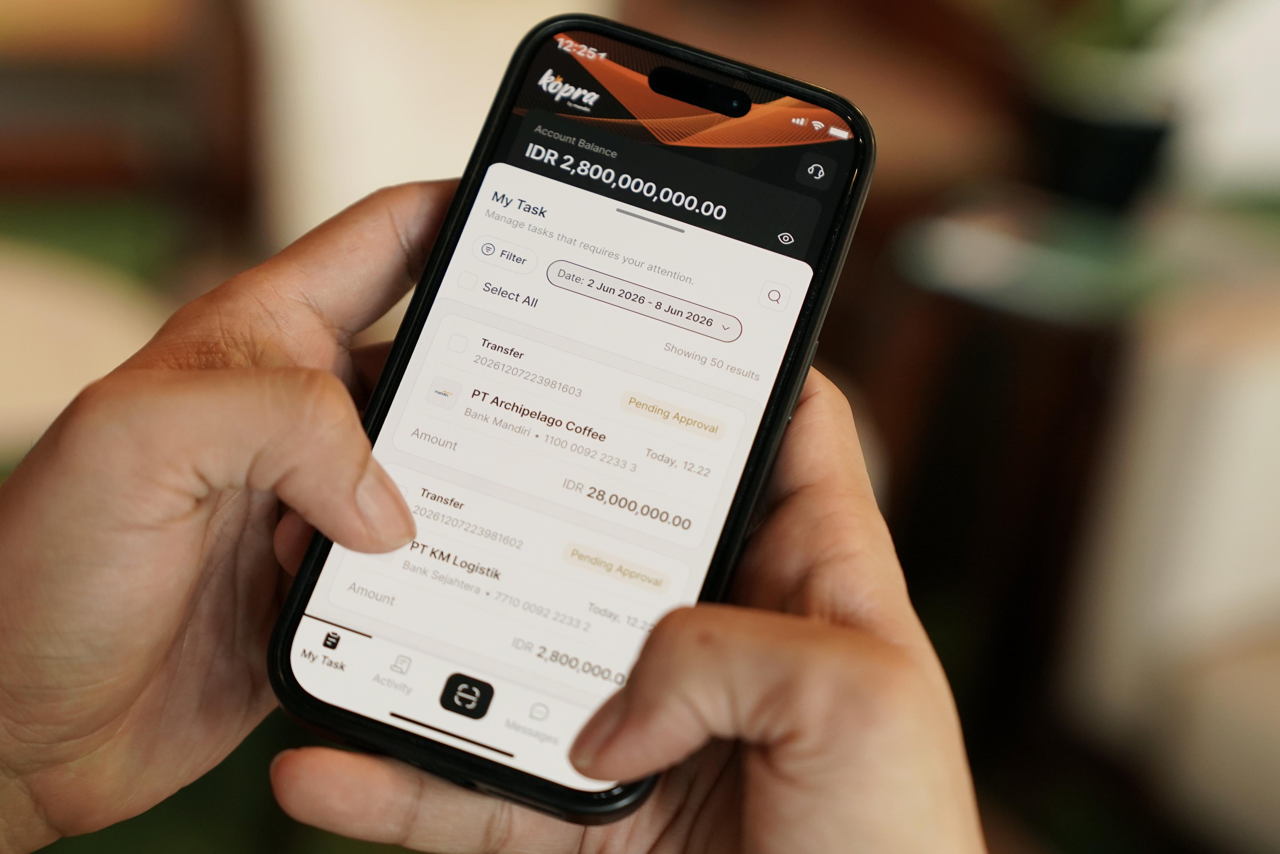 Transaksi Bisnis Makin Praktis, Bank Mandiri Hadirkan Fitur Baru di Kopra Mobile