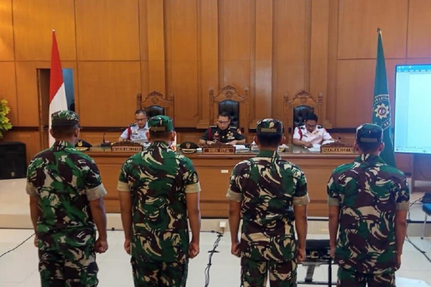 Empat Prajurit TNI dari BAIS Divonis 1,5 hingga 3 Tahun Penjara, Dua Dipecat karena Siram Air Keras ke Aktivis KontraS