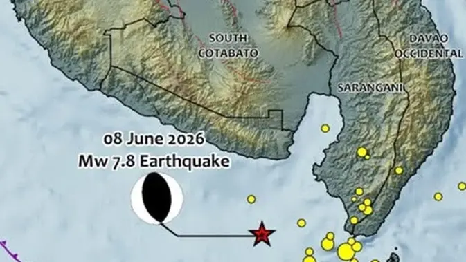 Gempa Magnitudo 7,8 Guncang Filipina, 35 Tewas dan 10.000 Keluarga Mengungsi