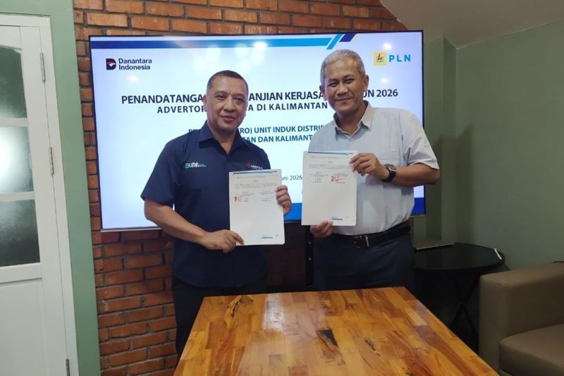 PLN dan ANTARA Kalteng Teken Kerja Sama, Targetkan Edukasi Listrik hingga ke Pelosok