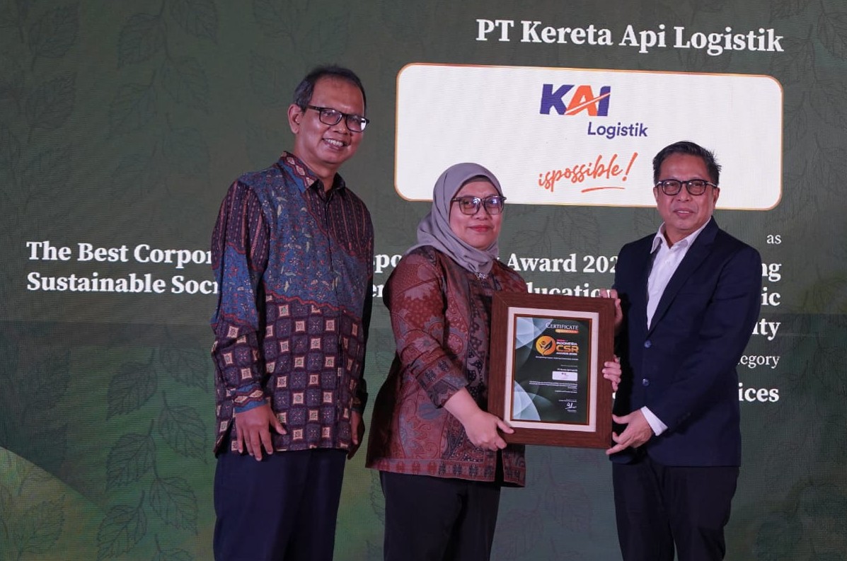 KAI Logistik Raih Penghargaan CSR 2026, Buktikan Komitmen Lewat Pendidikan dan Ekonomi Masyarakat