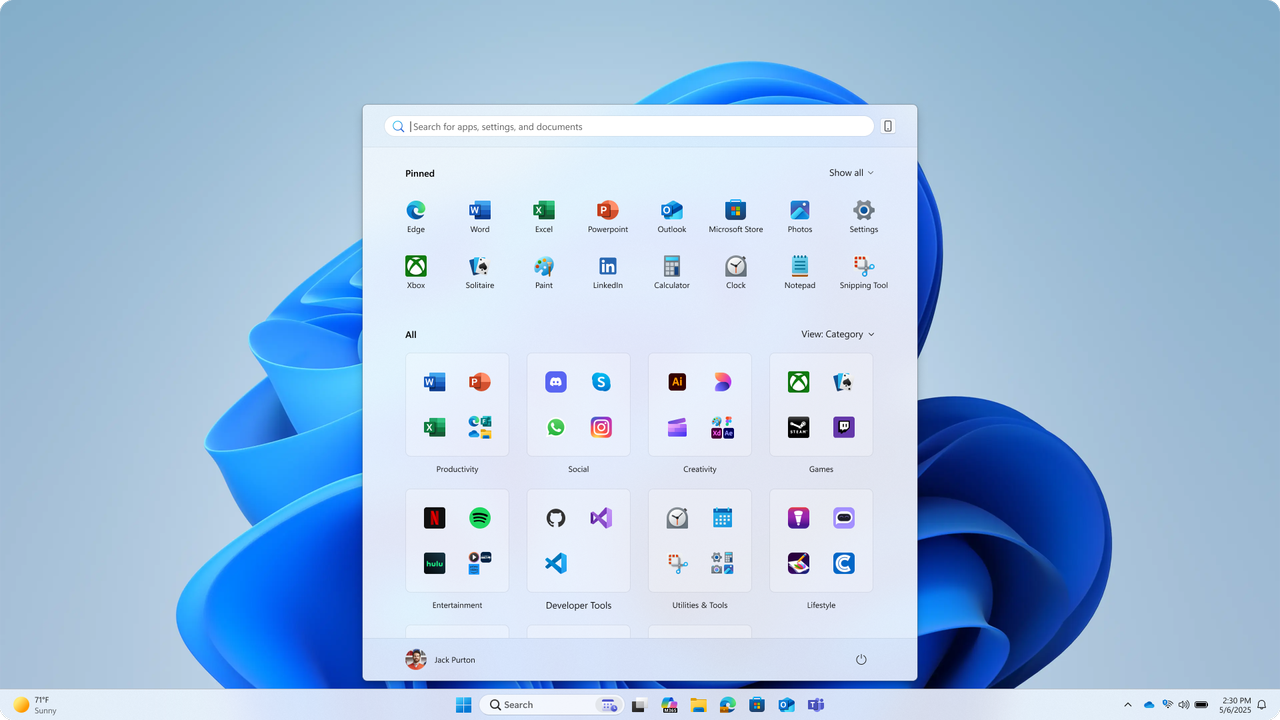 Microsoft Rilis Low Latency Profile untuk Windows 11, Bikin PC Tua Terasa Lebih Responsif Buka Start Menu