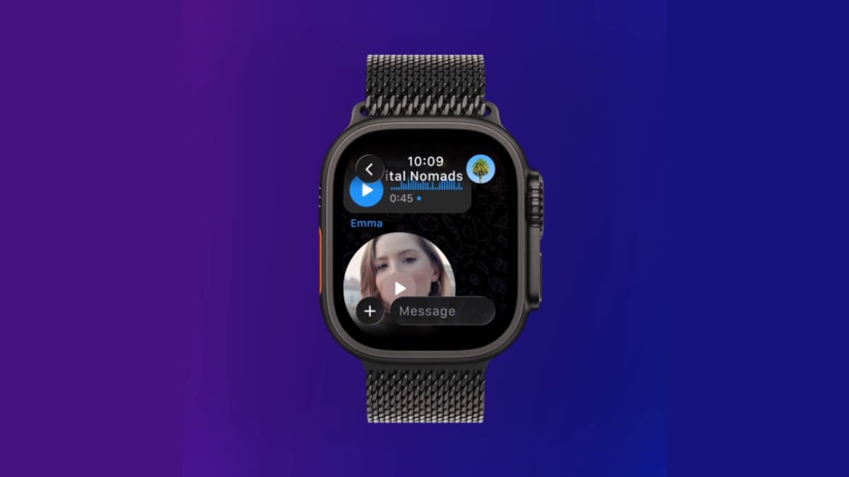 Telegram Rilis Aplikasi watchOS Asli untuk Apple Watch, Bisa Kirim Teks dan Voice Message