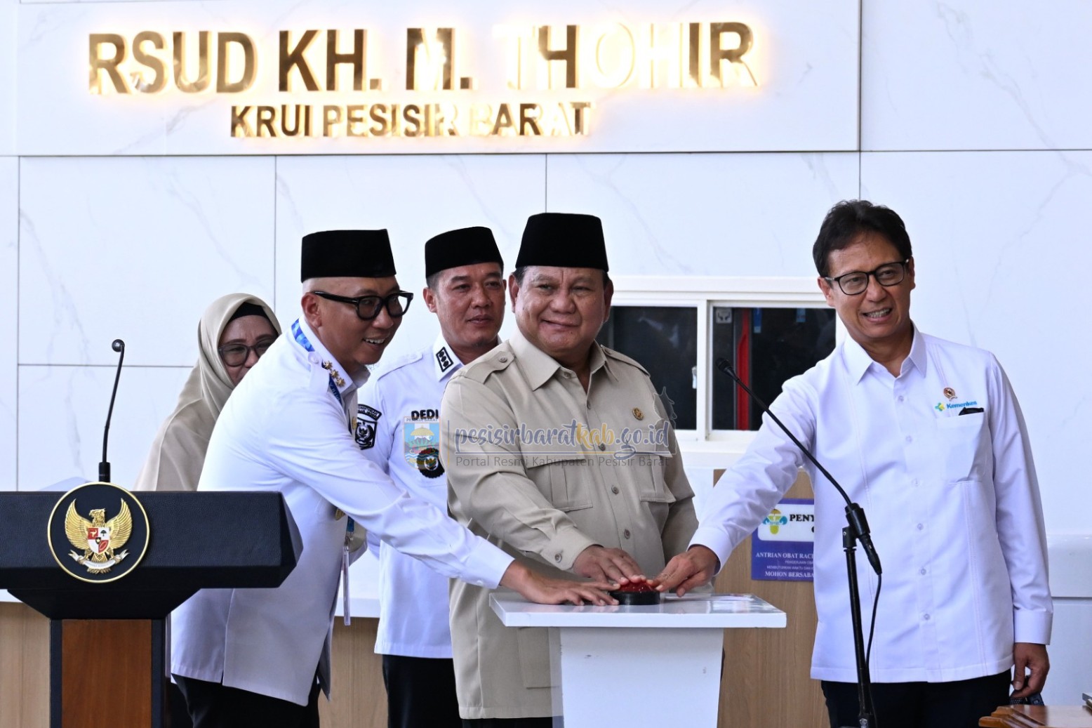 Presiden Prabowo Resmikan RSUD di Pesisir Barat, Bupati Dedi Irawan Ucapkan Terima Kasih atas Perhatian Pusat