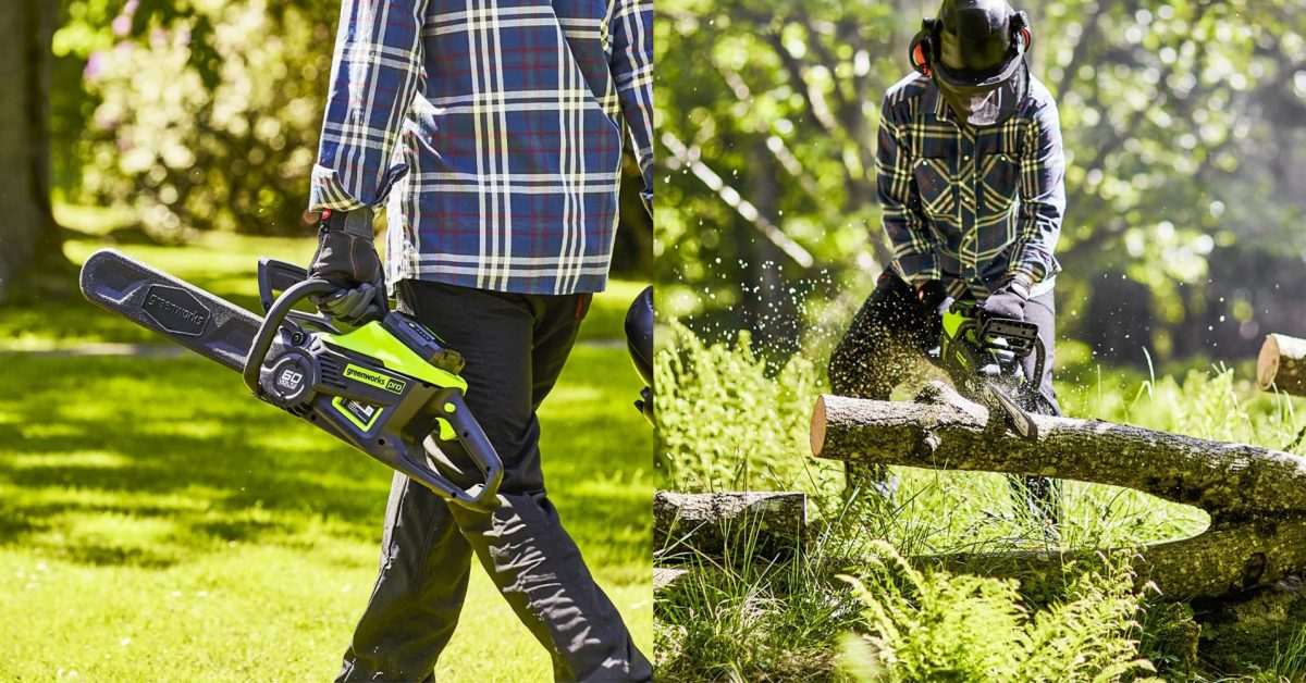 Greenworks Guncang Pasar Gergaji Mesin: Bundel 60V 18-Inci dengan Baterai 4.0Ah Turun ke Rp 3,8 Juta