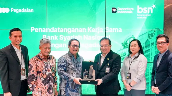 Pegadaian dan Bank BSN Kucurkan Pembiayaan Rp1,4 Triliun, Siapkan Integrasi Tabungan Emas di Mobile Banking