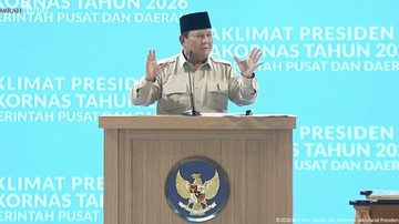 Prabowo Peringatkan Pengusaha Muda Soal Hukum, AI, dan Pengawasan hingga Akhir Hayat