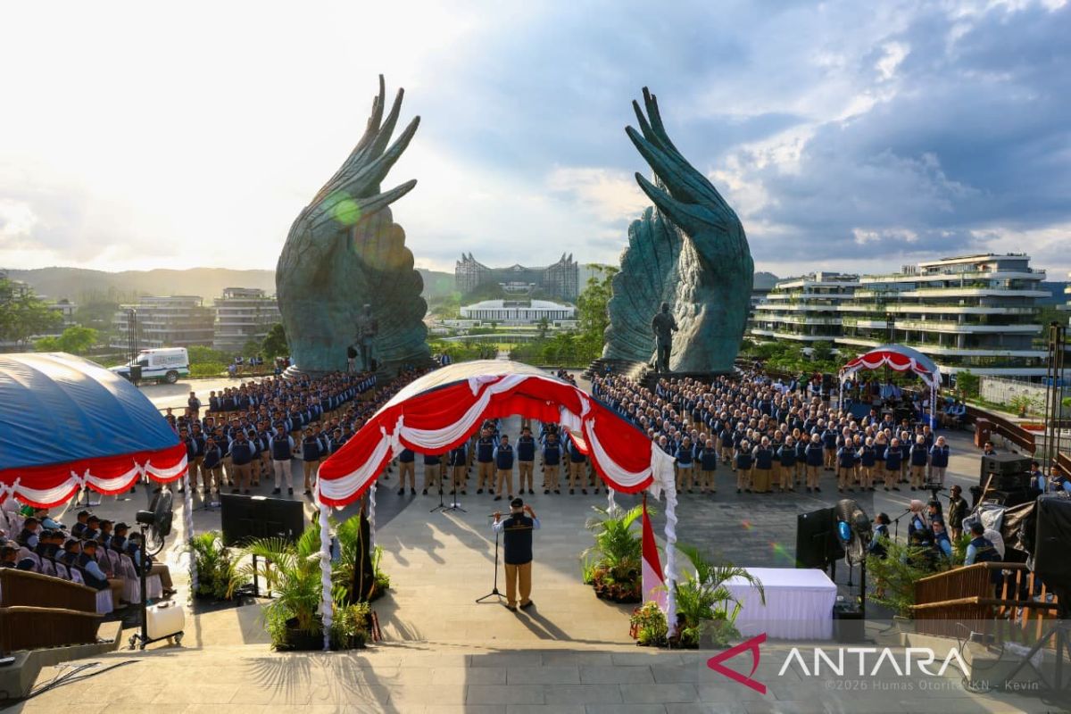 Otorita IKN Lantik 555 PNS Angkatan Pertama, Rekrutmen Khusus Didampingi Kopassus