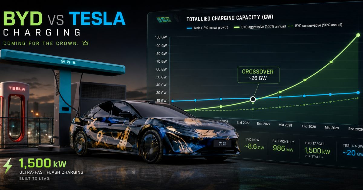 BYD Genjot Jaringan Flash Charging 1.500 kW, Deploy Daya Dua Kali Lipat dari Tesla per Bulan
