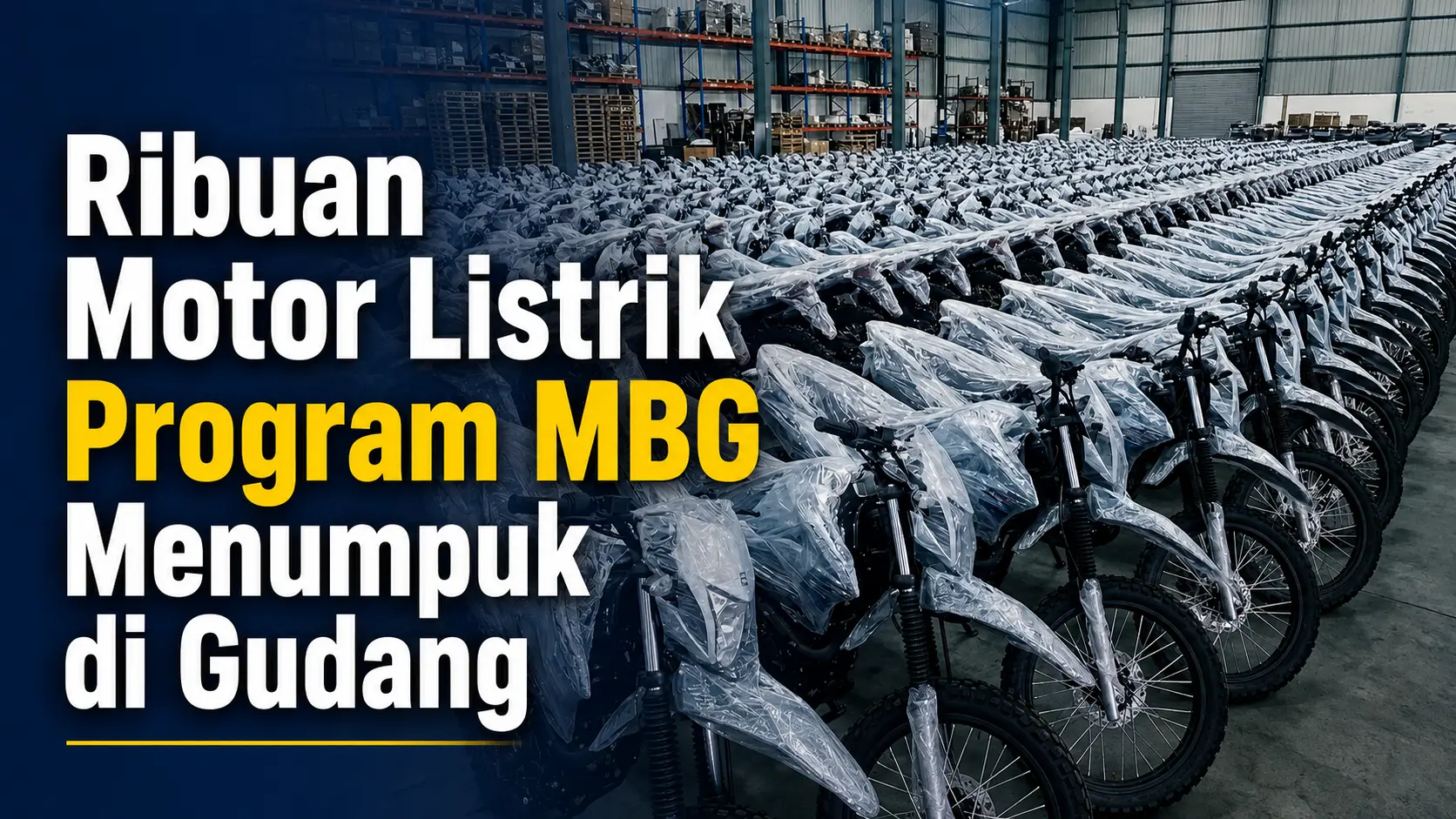 Kejari Bogor Siap Awasi Ribuan Motor Listrik Program MBG yang Menumpuk di Gudang Sentul