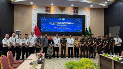 Kemenko Kumham Imipas Kunjungi Kejati Malut, Bahas Sinkronisasi Agenda Pembangunan Nasional di Bidang Hukum dan HAM