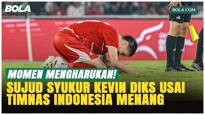 Momen Sujud Syukur Kevin Diks Warnai Kemenangan Perdana Timnas Indonesia atas Mozambik