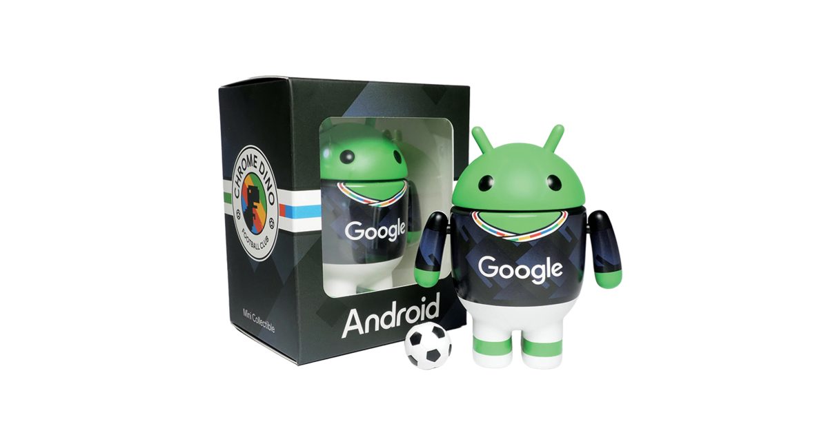 Google Rilis Figurine Android Edisi Piala Dunia 2026, Dino FC Hadir dengan Jersey dan Bola Klasik