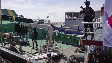 Pesta Sabu di Atas Kapal Ikan, Enam ABK Ditangkap TNI AL di Perairan Natuna