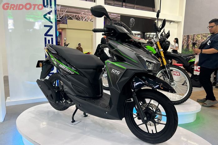 Kawasaki Brusky 125 Resmi Meluncur, Skutik Perdana KMI untuk Pasar Indonesia