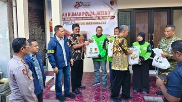 Polda Jateng Bedah Rumah Korban Kebakaran di Semarang Jelang Hari Bhayangkara