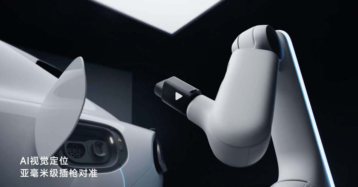 Xiaomi Rilis Lengan Robot Pengisi Daya Mobil Listrik, Wujudkan Konsep Tesla yang Tertunda Satu Dekade