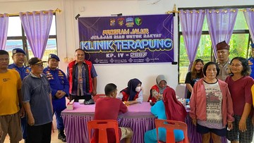 Ditpolairud Polda Riau Luncurkan Program Jalur dan Klinik Apung di Rupat Utara