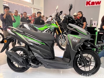 Kawasaki Brusky 125 Meluncur di Jakarta Fair Kemoyoran 2026, Tantang Honda Vario 125