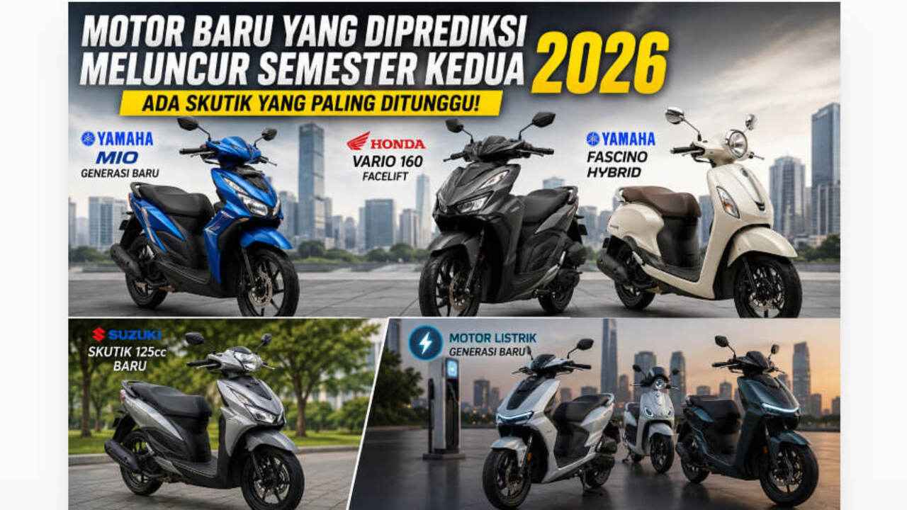 Yamaha Mio Generasi Baru dan Honda Vario 160 Facelift Diprediksi Mengaspal di Semester Kedua 2026