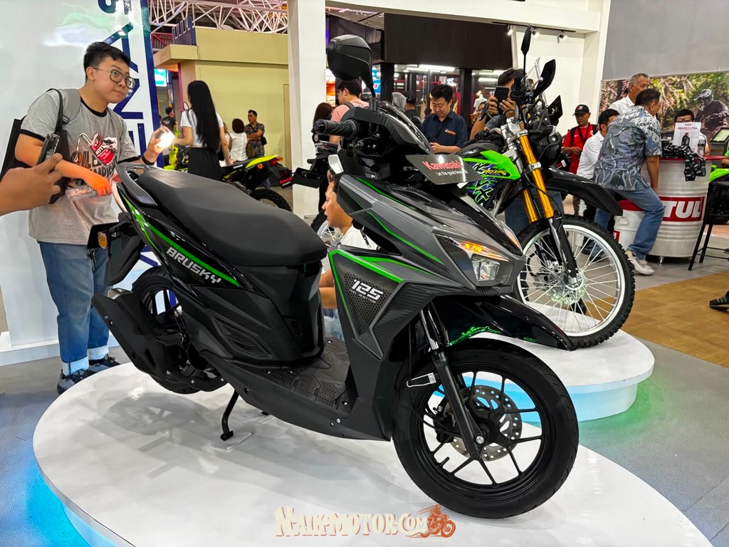 Kawasaki Brusky 125 Resmi Meluncur di Jakarta Fair 2026, Skutik Pertama KMI dengan Harga Rp26,5 Juta