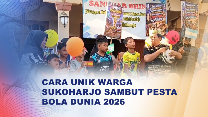 Anak Yatim di Sukoharjo Bermain Bola Bersama Superhero Sambut Pesta Piala Dunia 2026