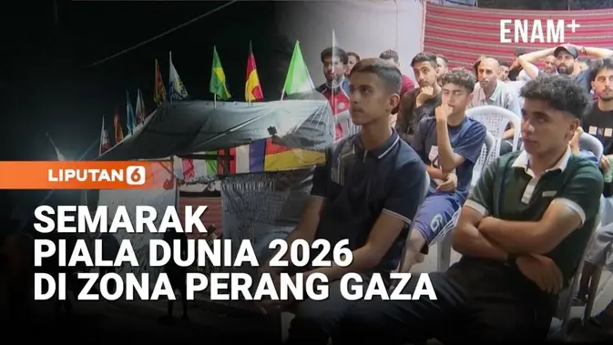 Warga Gaza di Khan Younis Nobar Piala Dunia 2026, Hiburan Langka di Tengah Konflik