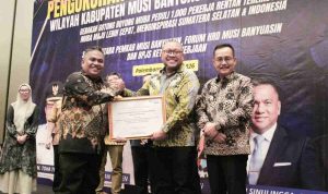 Pemkab Muba Jadi Pelopor Perlindungan Pekerja Rentan di Sumsel, Disnakertrans Raih Penghargaan dari BPJS Ketenagakerjaan
