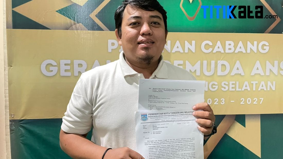 Polemik Pengangkatan Sekda Tangsel Berujung Surat ke Gubernur, GP Ansor Siapkan Gugatan ke PTUN