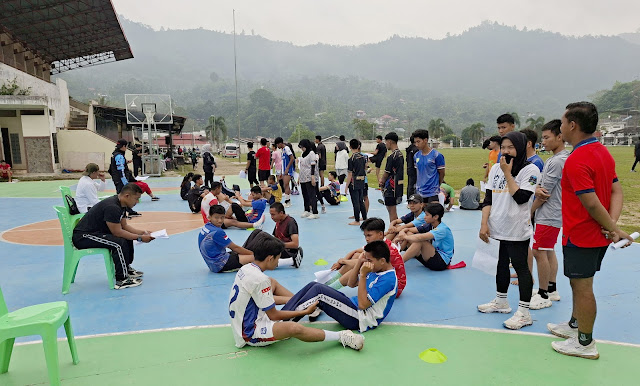 KONI Sawahlunto Gelar Pretes Fisik Tahap II bagi 154 Atlet, VO2 Max Jadi Tolok Ukur Menuju Porprov Sumbar 2026