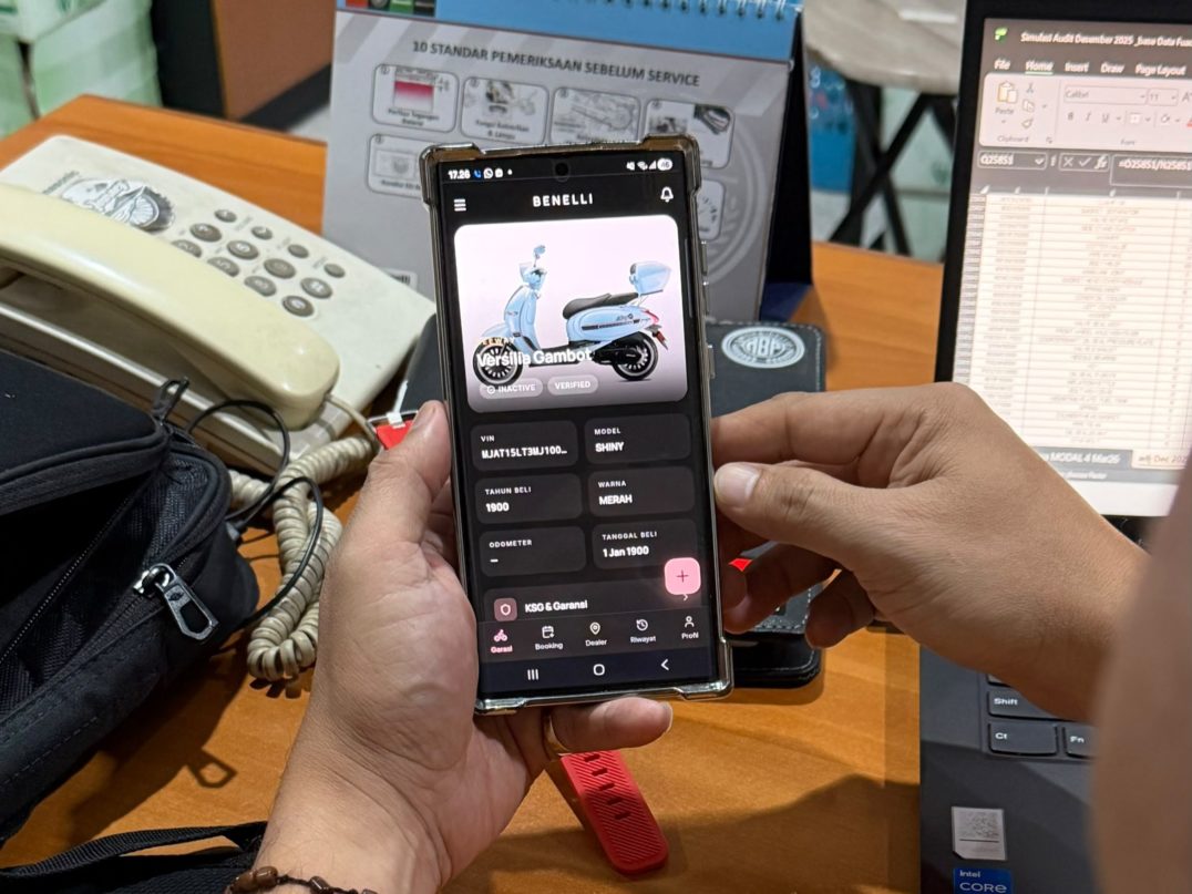 Benelli Motor Indonesia Luncurkan Aplikasi Moto4U, Digitalisasi Riwayat Servis dan Booking Online
