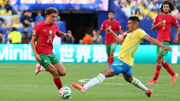 Brasil vs Maroko Imbang 1-1 di New York, Vinicius Jr. Batal Jadi Pahlawan