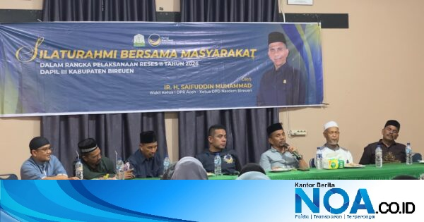 Wakil Ketua DPRA Ir Saifuddin Muhammad Serap Aspirasi Warga Bireuen, Irigasi Pertanian Hancur Akibat Banjir-Longsor Jadi Prioritas