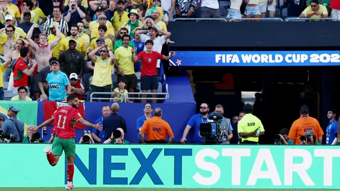 Brasil vs Maroko Imbang 1-1 di Laga Perdana Piala Dunia 2026, Vinicius Junior Selamatkan Tim Samba