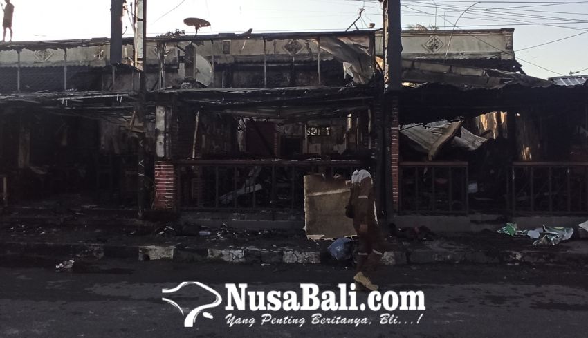 Kebakaran di Sanur Hanguskan Tiga Usaha Hiburan, Kerugian Masih Didata
