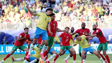 Brasil vs Maroko 1-1 di Babak Pertama, Vinicius Junior Balas Gol Ismail Saibari