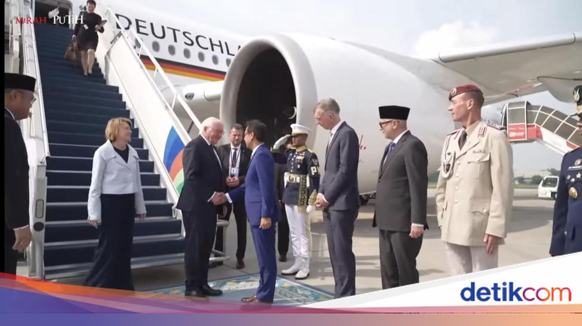 Presiden Jerman Tiba di Jakarta, Disambut Menkes Sebelum Bertemu Prabowo di Istana