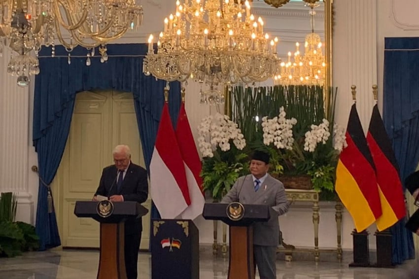 Prabowo dan Steinmeier Sepakat Konflik Global Hanya Bisa Diselesaikan Lewat Perundingan