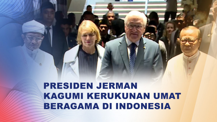 Presiden Jerman Steinmeier Puji Toleransi Beragama Indonesia Usai Kunjungi Istiqlal-Katedral