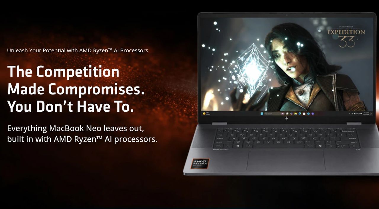 AMD Sindir MacBook Neo yang Gagal Jalankan 75% Game PC Populer, Laptop Murahnya Malah Mulus