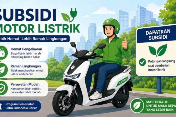 Subsidi Motor Listrik 2026 Rp5 Juta Per Unit, Syarat Cuma KTP dan Usia 17 Tahun